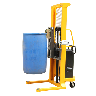 DT500-1  Semi electric oil drum stacker truck